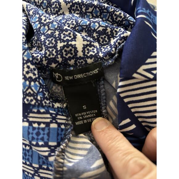 Lot 4 BOHO Palazzo wide leg pants graphic print hippie gypsy club Geo Festival - Picture 10 of 12